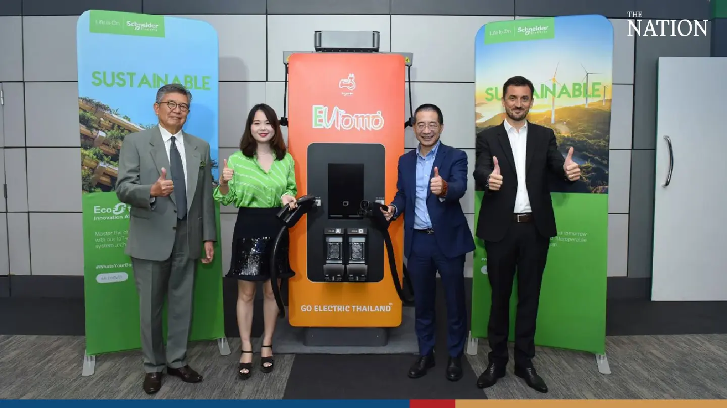 Evlomo to launch Schneider’s First Super fast charger in Thailand