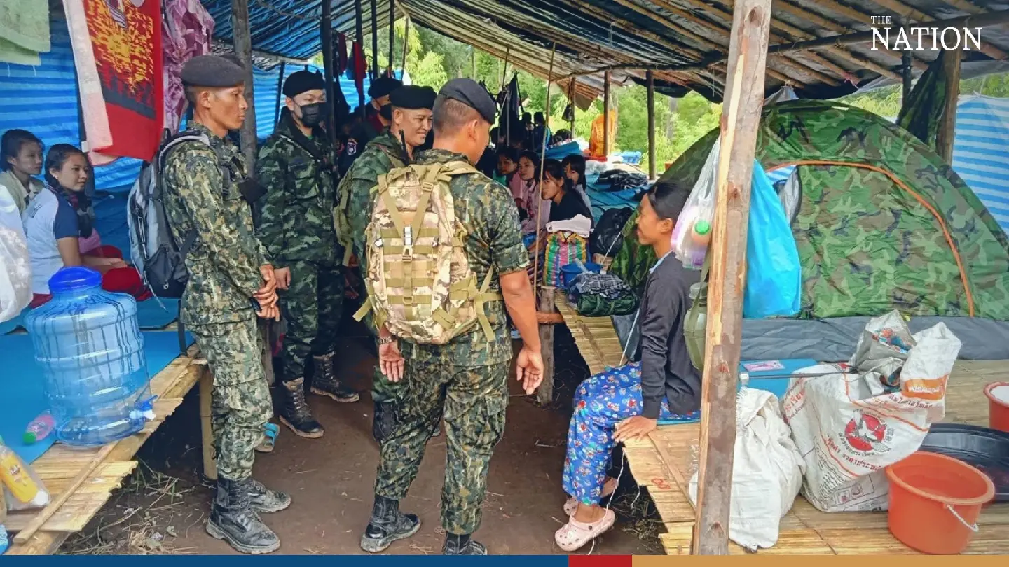 Airstrikes continue in Myanmar's Kayah State on Thai border