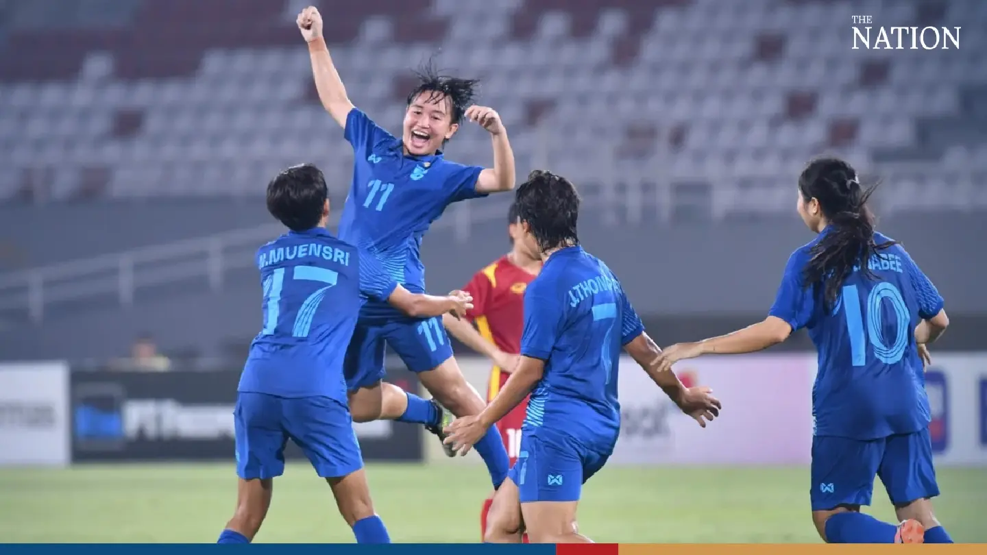 Thai women’s football team triumphs over Vietnam for championship