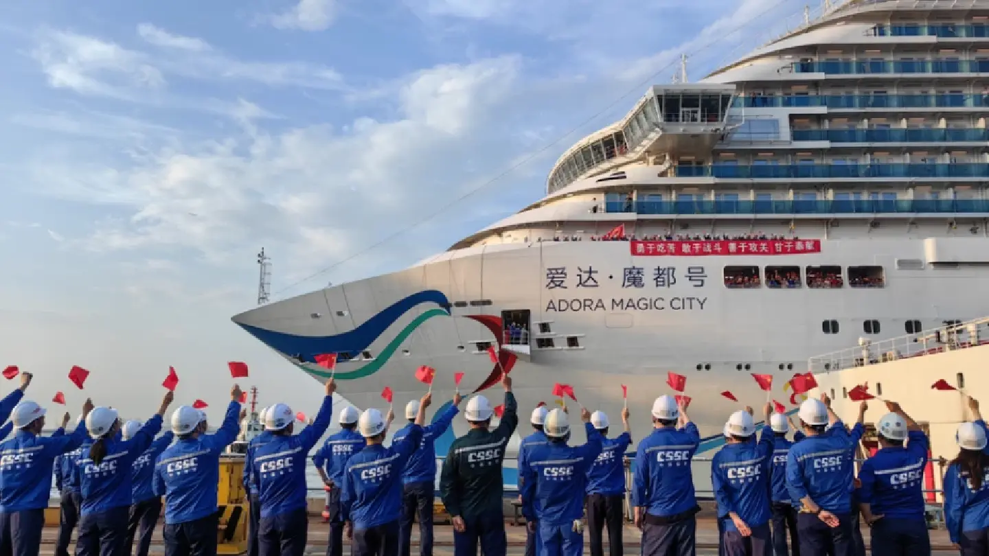 China’s first domestic large cruise ship passes sea trial