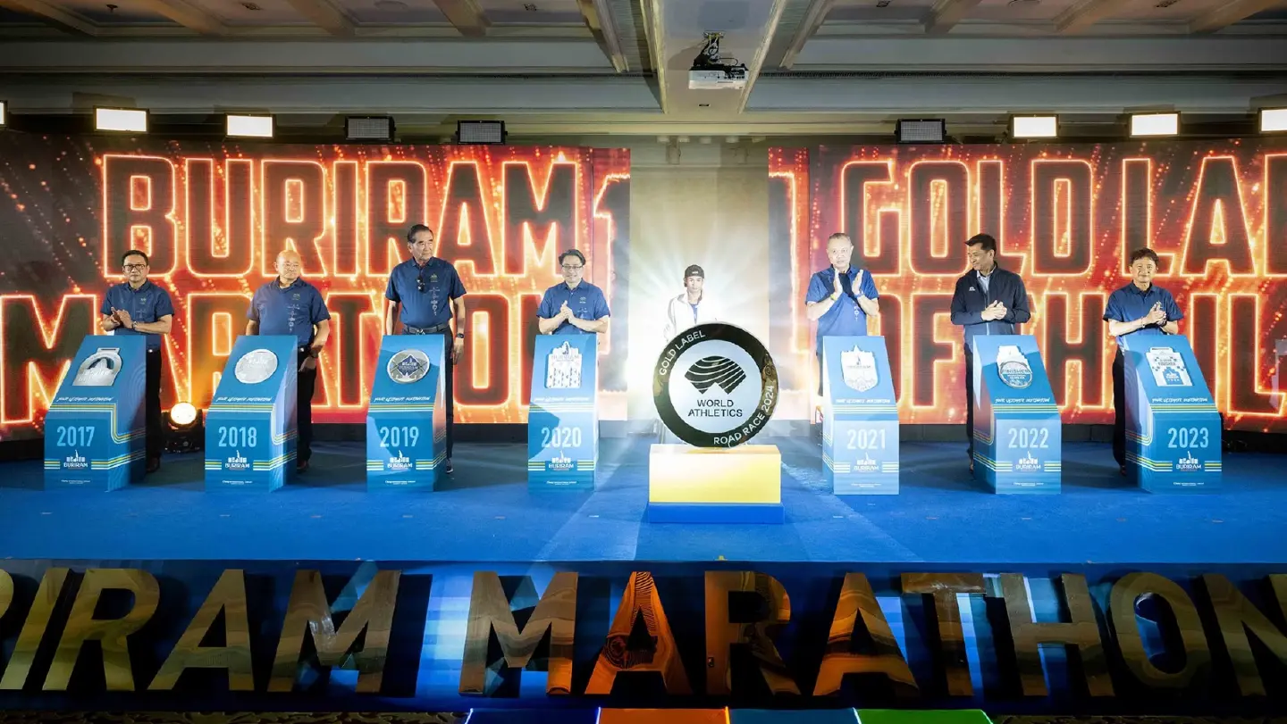 "Buriram Marathon 2024" Night Run Race , 30,000 runners join the competition
