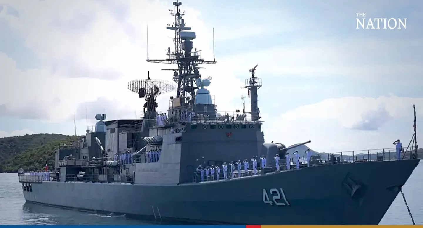Navy frigate hits dock causing minor damage