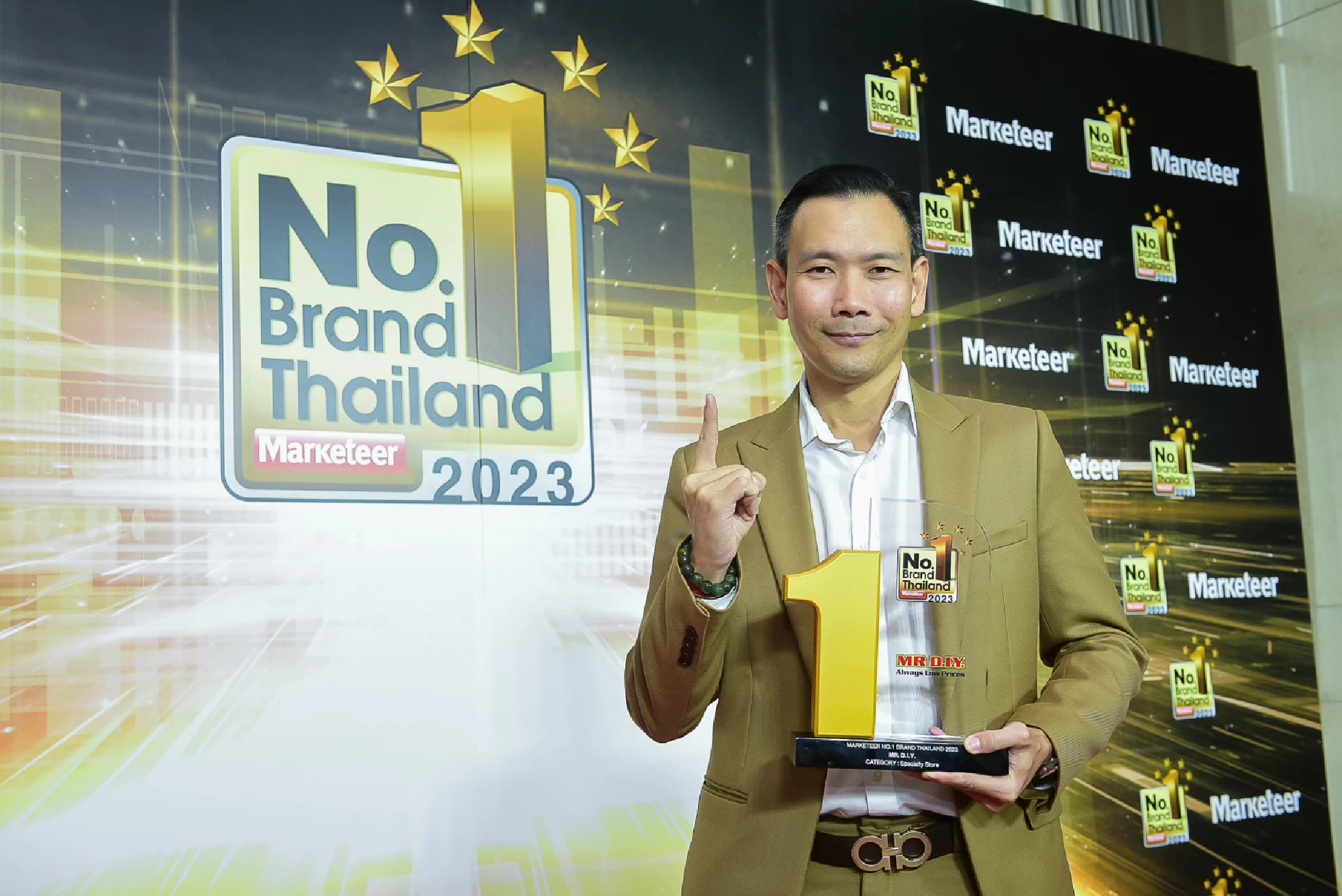 MR. D.I.Y. triumphs as the 'No.1 Brand Thailand 2023',  captivating consumers and securing leadership in the Thai retail landscape
