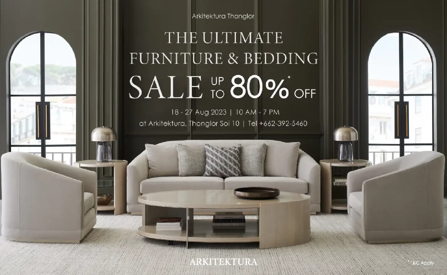 Arkitektura Presents the Unmissable 'Ultimate Furniture & Bedding' Event Arkitektura Presents the Unmissable 'Ultimate Furniture & Bedding' Event