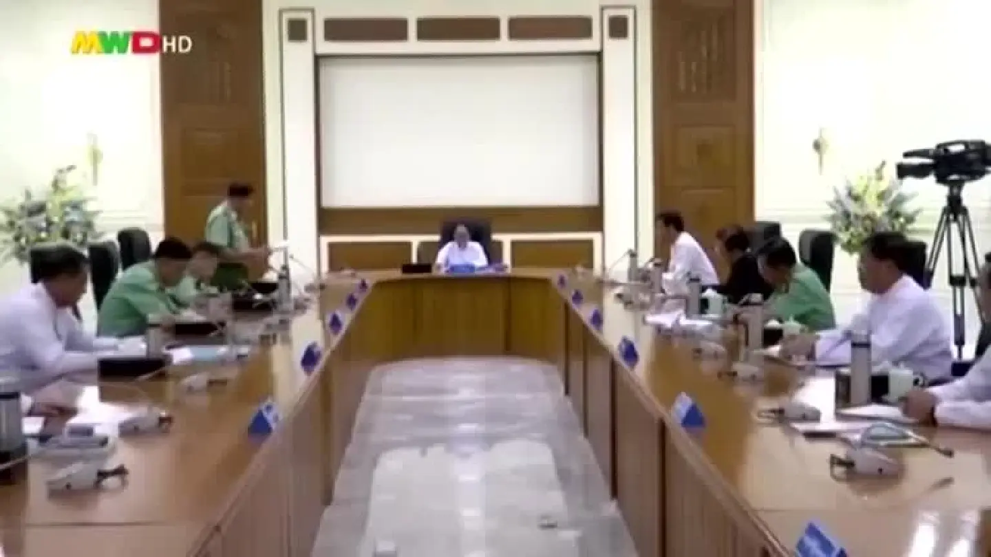 Myanmar junta officially postpones election promised after 2021 coup - state TV Myanmar junta officially postpones election promised after 2021 coup - state TV
