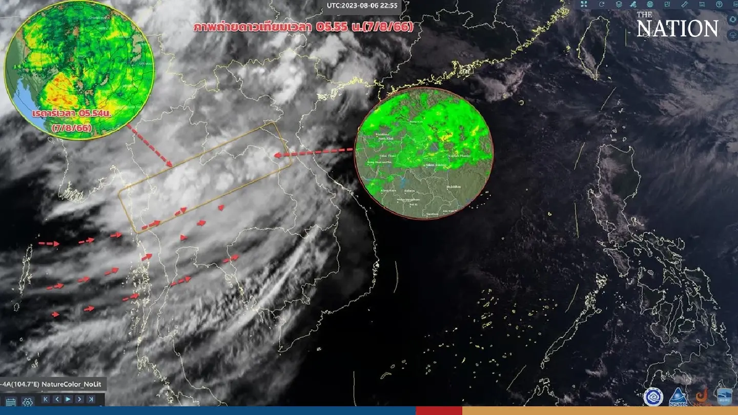 Rain forecast for much of Thailand