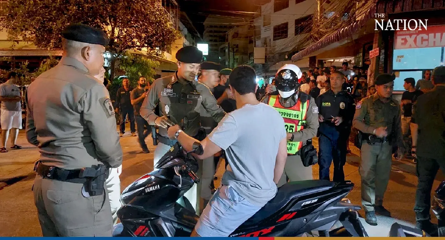 Pattaya police nab defiant Arab road racers, warn motorbike rentals to be strict