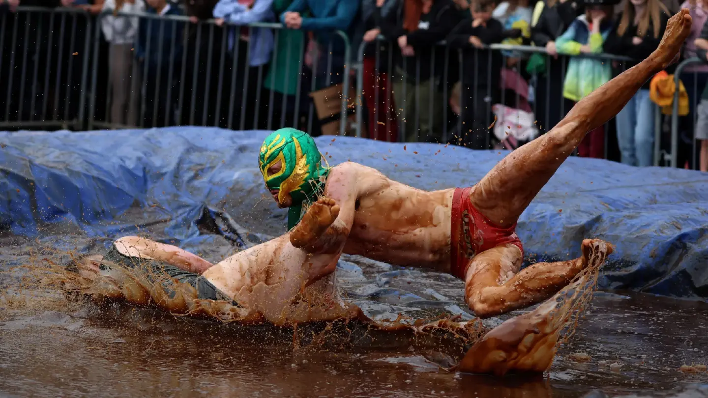 Scuffle in the sauce: Inside the World Gravy Wrestling Championships