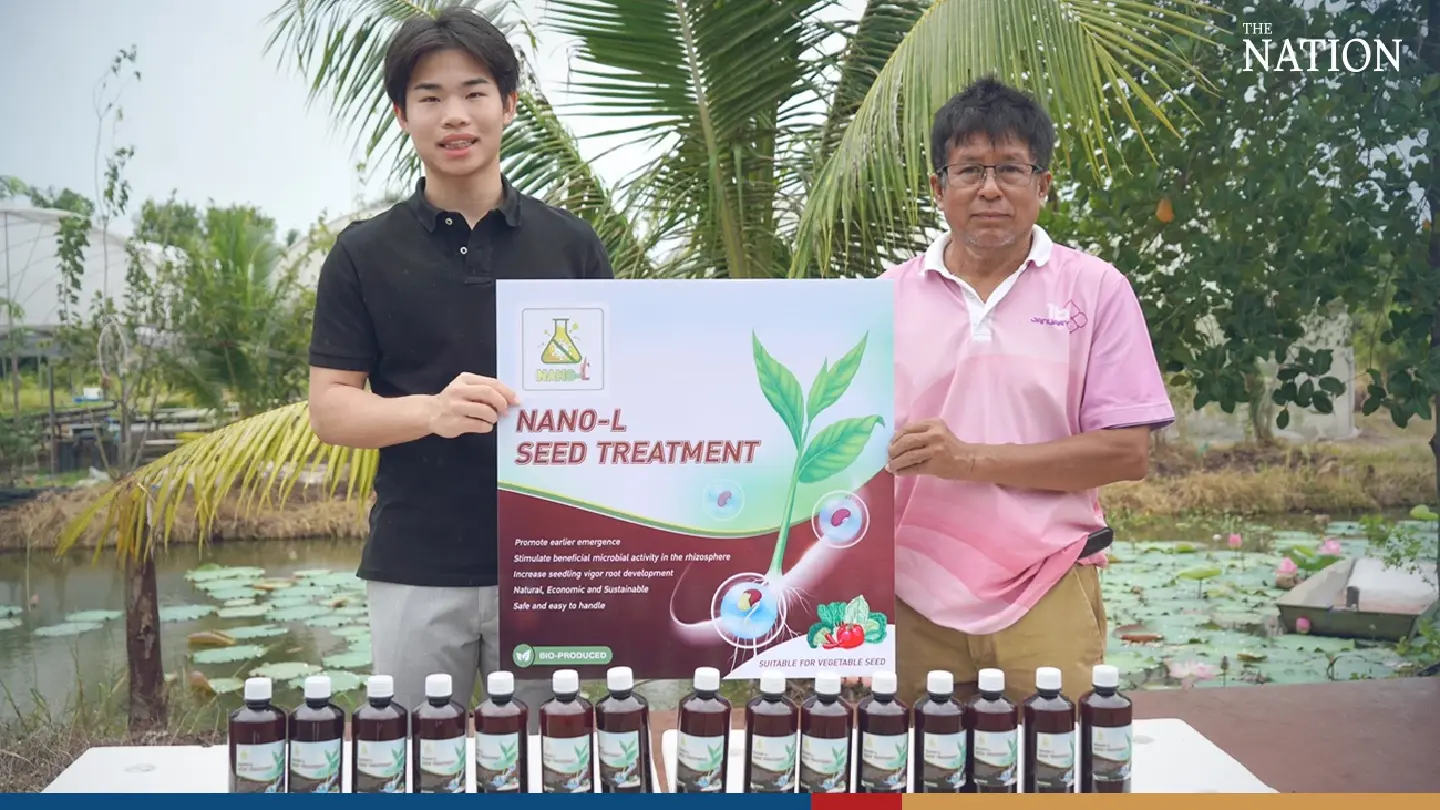 Bangkok student invents ‘NANO-L’ anti-pathogenic surface coating