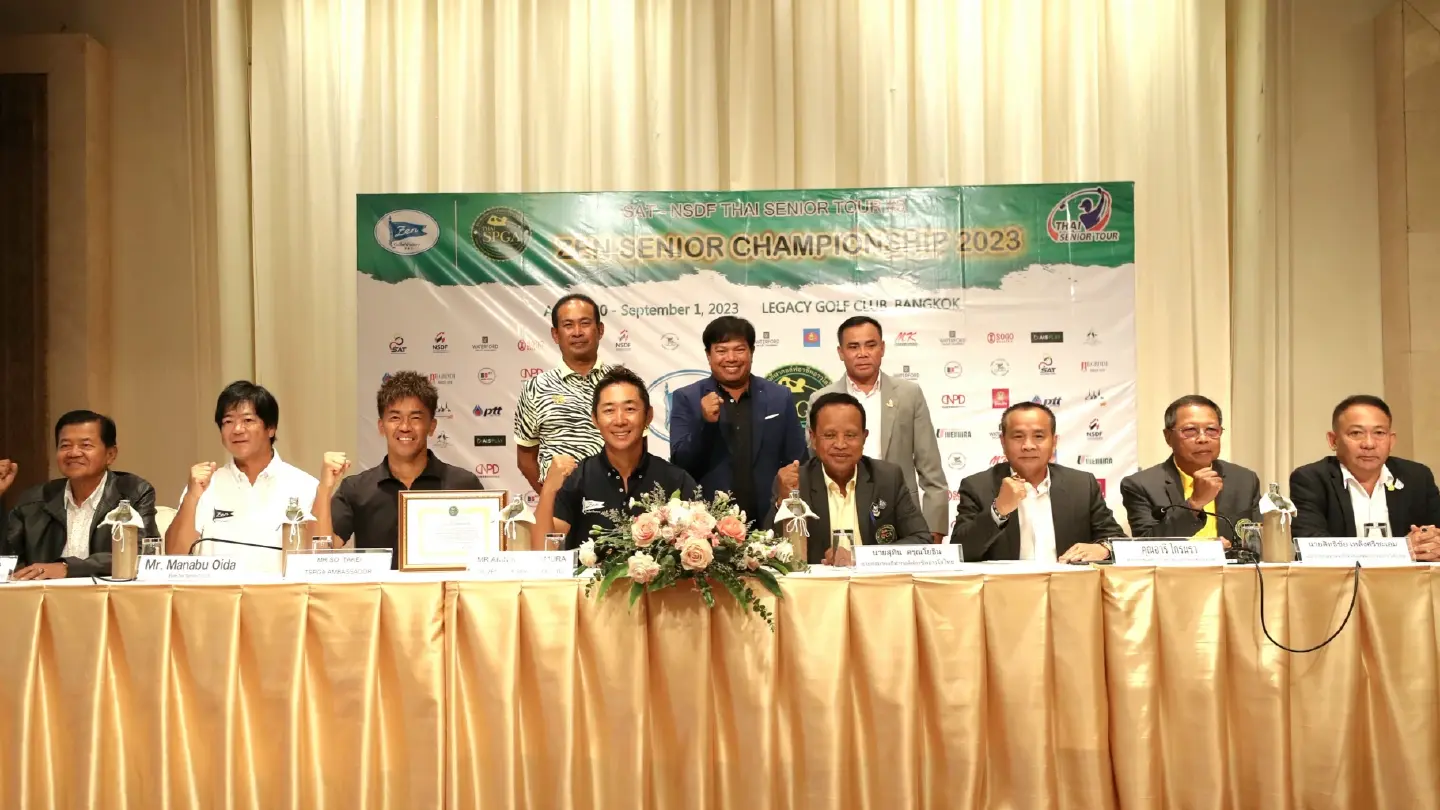 Senior golf, Zen Senior Championship 2023, winning a total prize money of 1 million baht