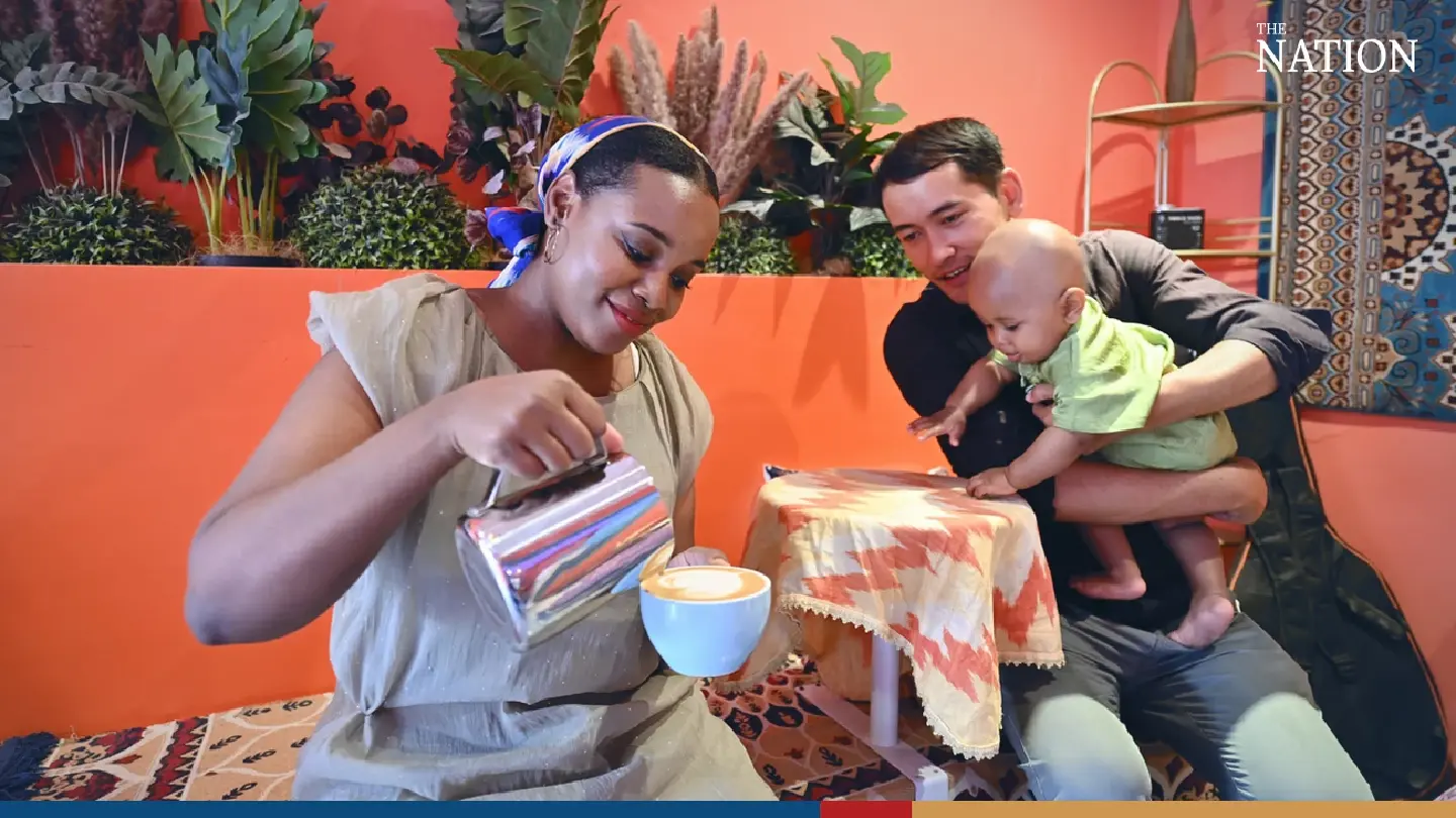 Coffee shop couple know a latte about brewing romance