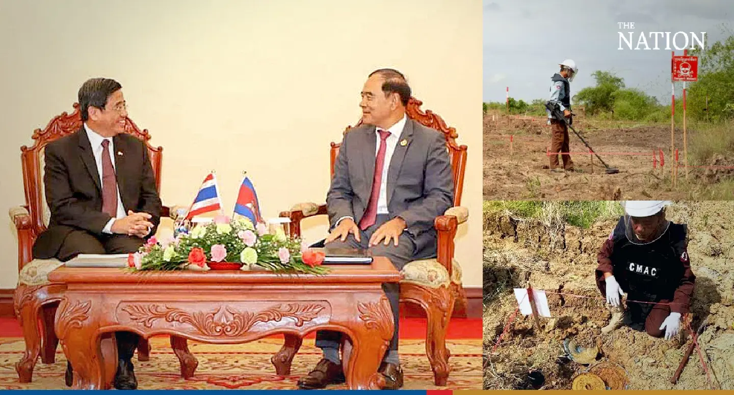Cambodia, Thailand talk mine clearance on borders Cambodia, Thailand talk mine clearance on borders