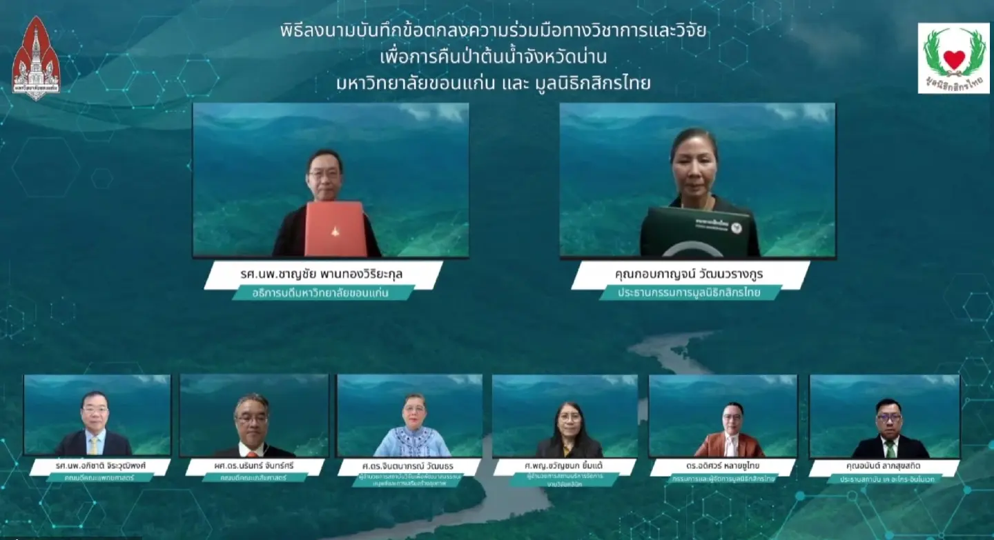Partnership of Kasikornthai Foundation and Khon Kaen University for medicinal plant development