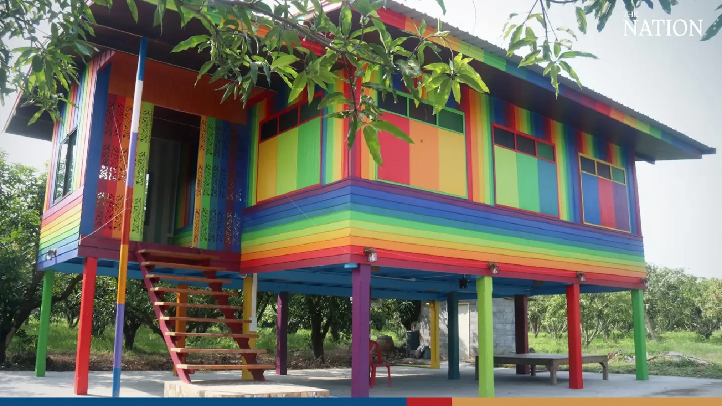 A Phichit house embraces the rainbow look