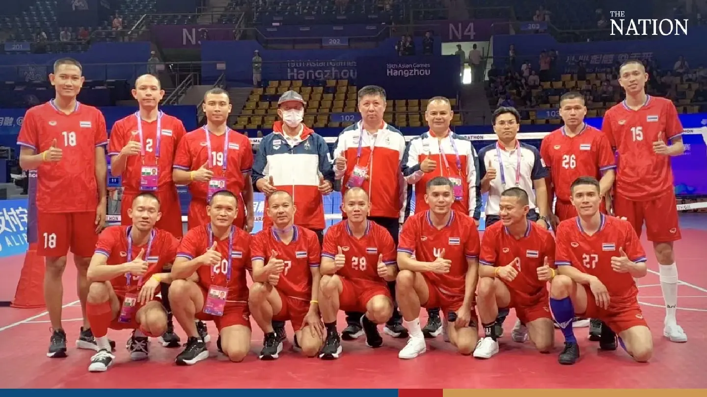 Thai men's sepak takraw team win 7th consecutive gold at Asian Games Thai men's sepak takraw team win 7th consecutive gold at Asian Games