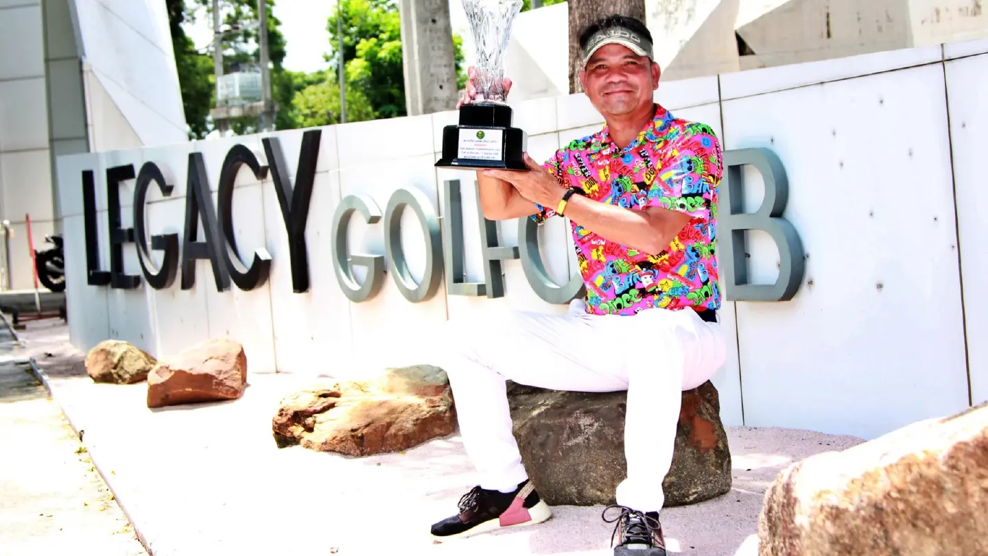 "Udon Duangdecha" Thai Senior Professional Golf Champion SAT-NSDF Thai Senior Tour