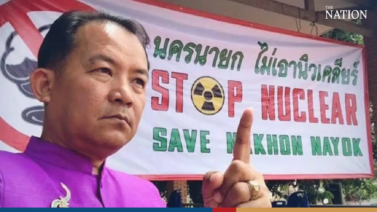 Srisuwan leads rally against nuclear facility in Nakhon Nayok Srisuwan leads rally against nuclear facility in Nakhon Nayok