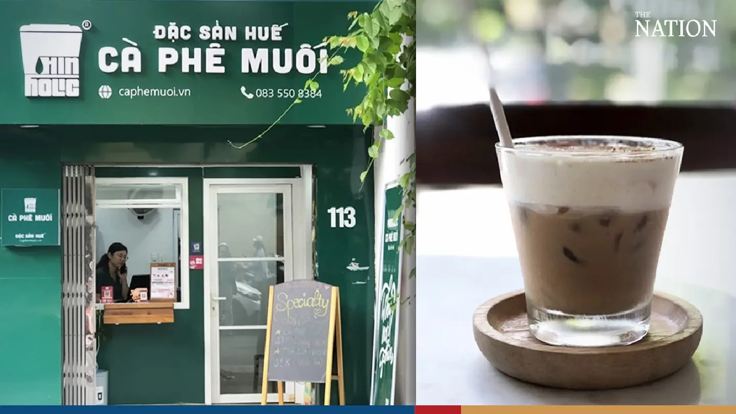 Salt coffee, a Hue delicacy, conquers Hanoi taste buds