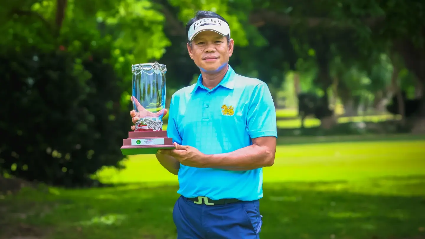 Thammanoon Sriroj, Thai senior professional golf champion Thammanoon Sriroj, Thai senior professional golf champion
