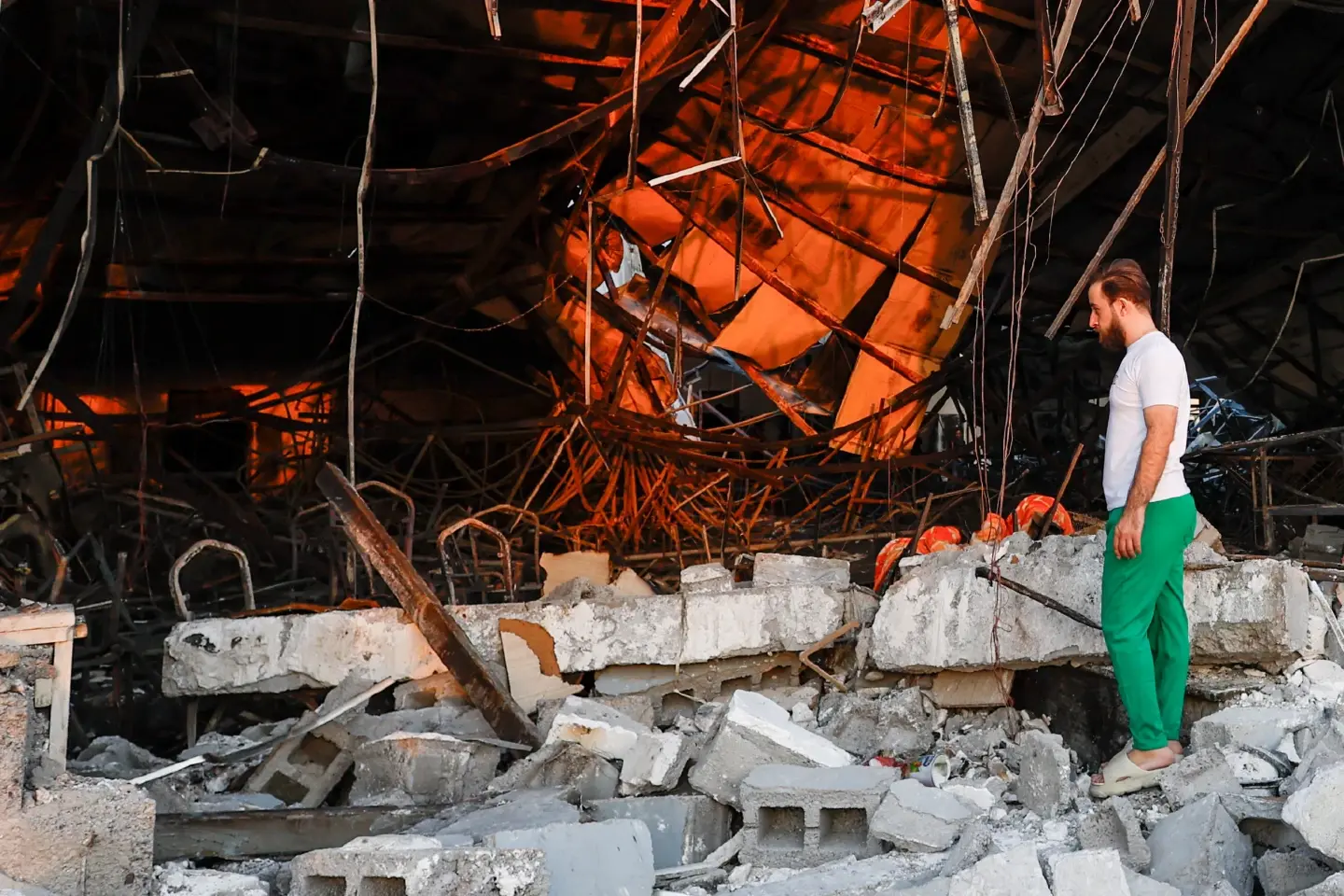 A fire at a wedding hall in Iraq has killed more than 100 people