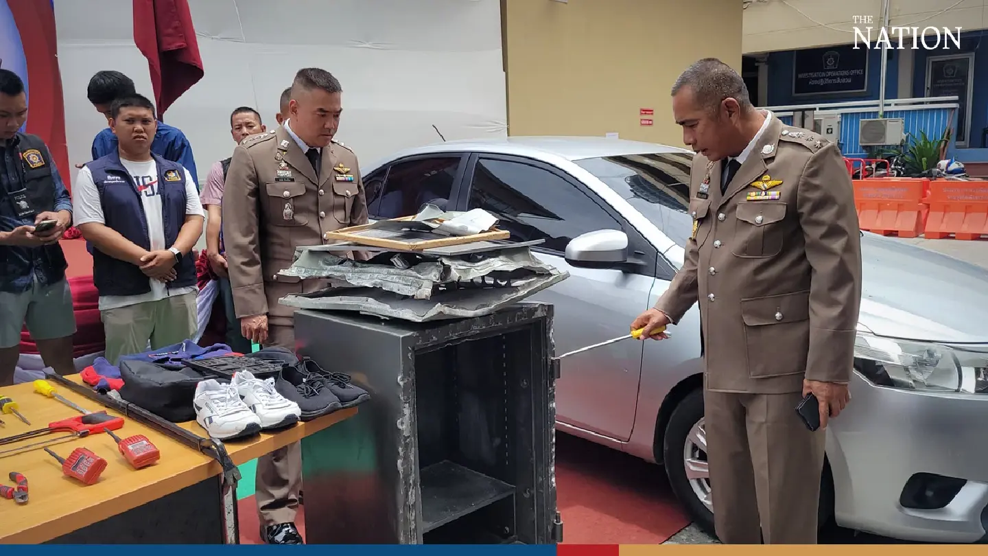 3 Colombians arrested on suspicion of burglaries in Samut Prakan