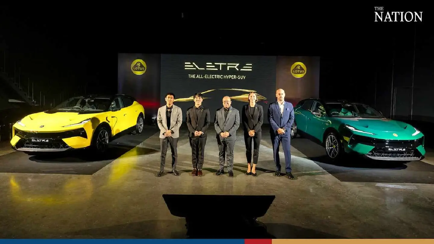 UK sports carmaker Lotus launches EV brand in Thailand