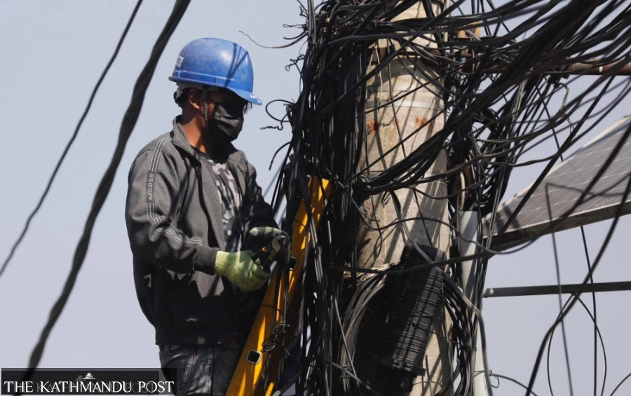 Kathmandu starts dumping truckloads of cables at landfill