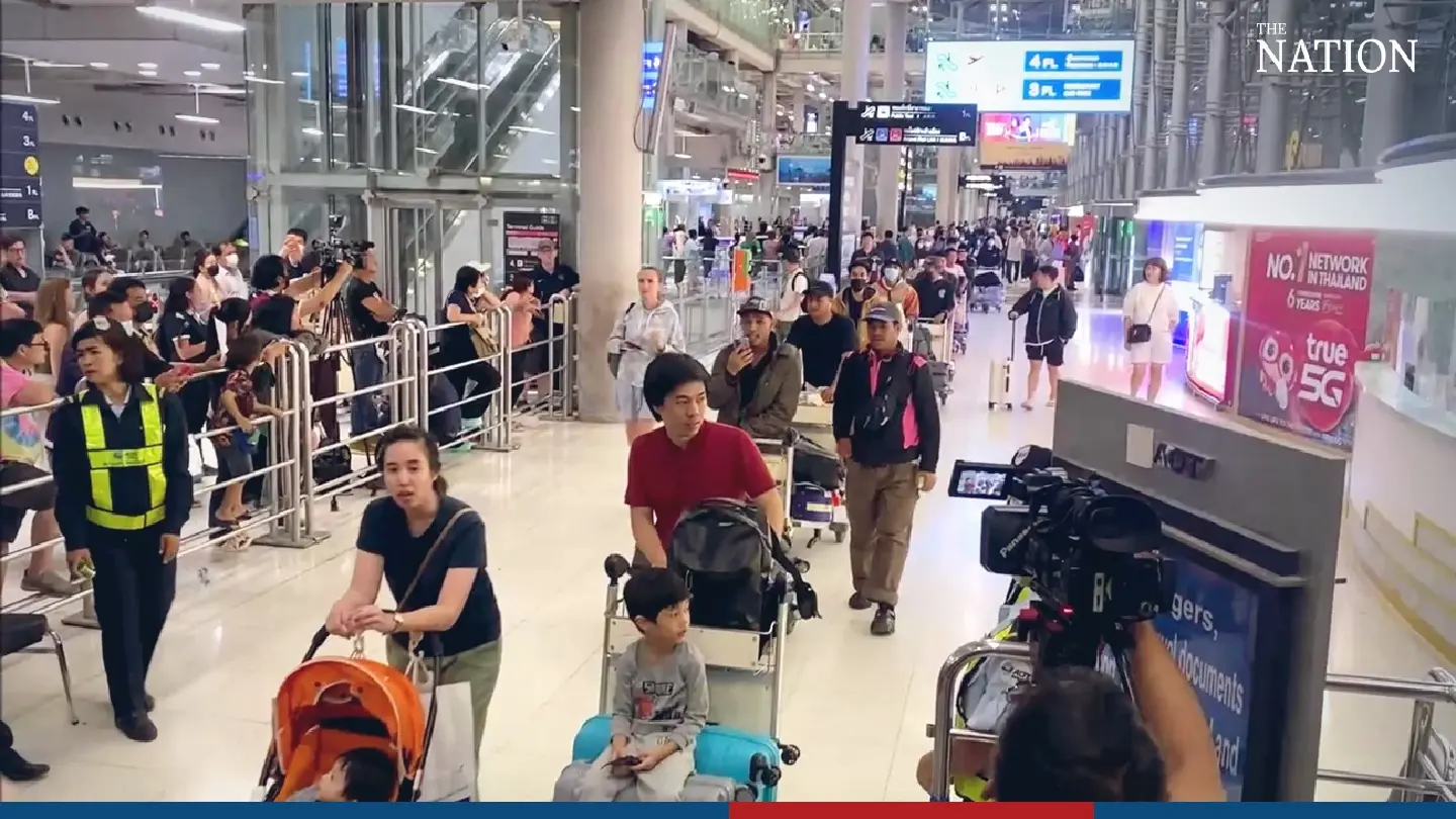244 more Thais in Israel arrive home on Monday night 244 more Thais in Israel arrive home on Monday night