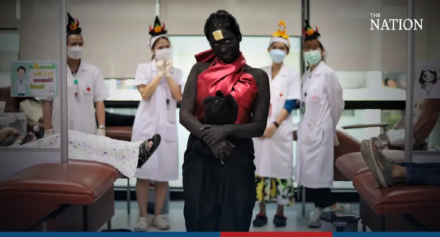 Blood donation drive to mark Halloween in Thailand