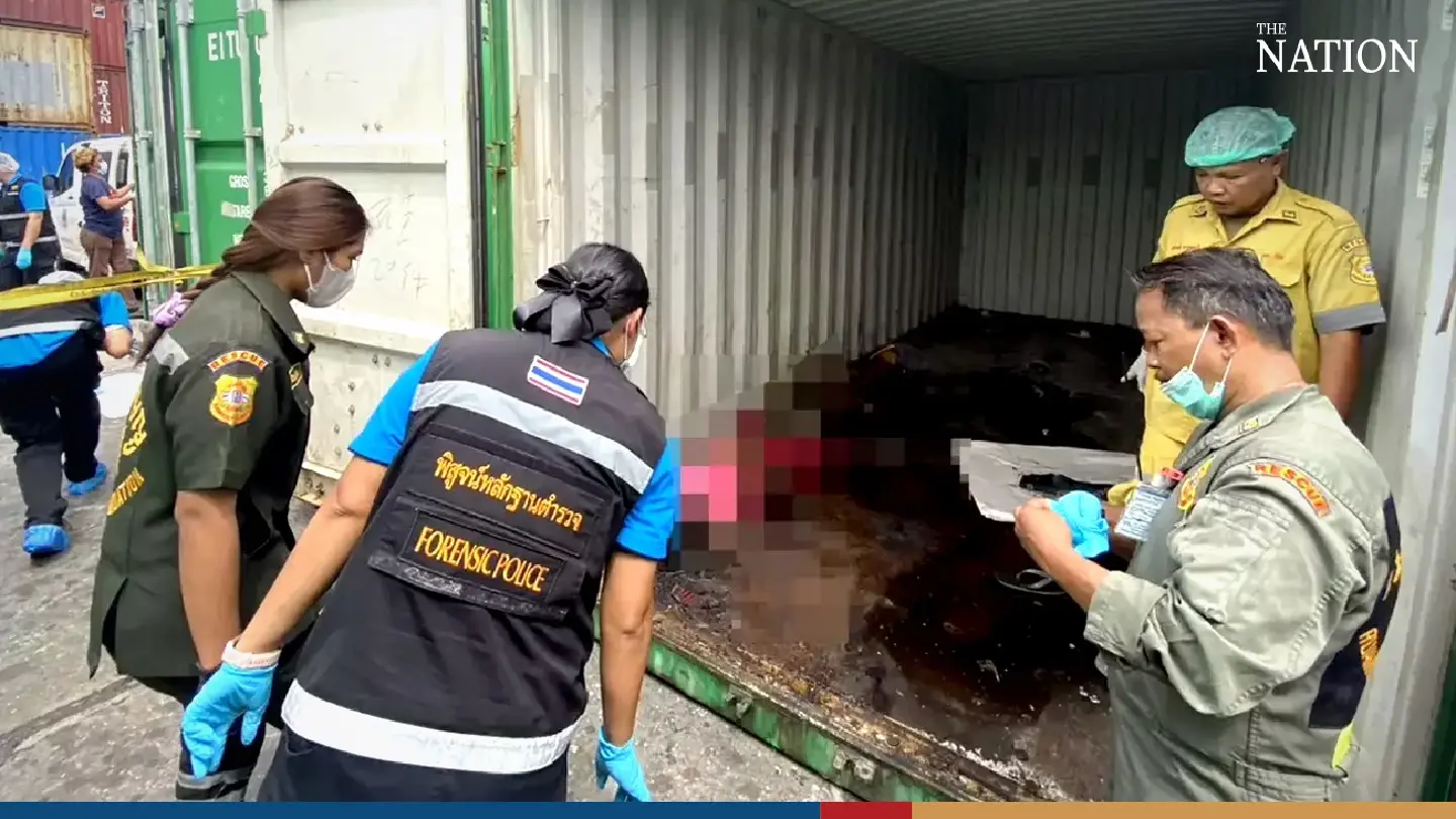 Two unidentified bodies found in container shipped from Philippines Two unidentified bodies found in container shipped from Philippines