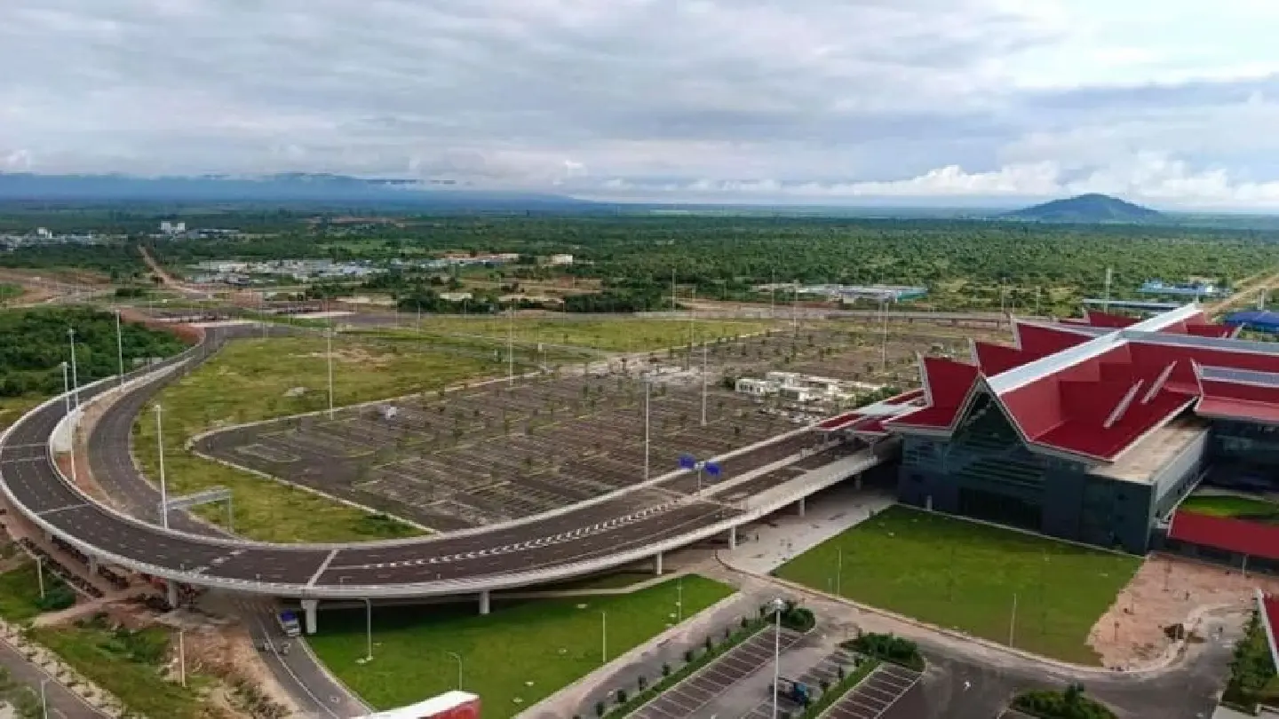 Chinese-invested airport in Cambodia's tourist hub opens