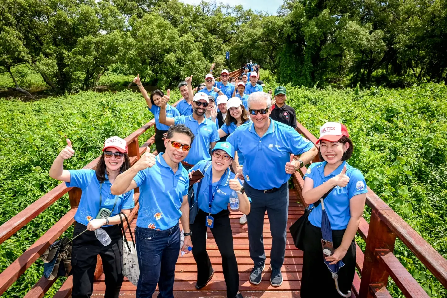 Chevron, SPRC and partners restore a mangrove forest in Rayong, advancing the 'Foster Future Forests' carbon-lowering project