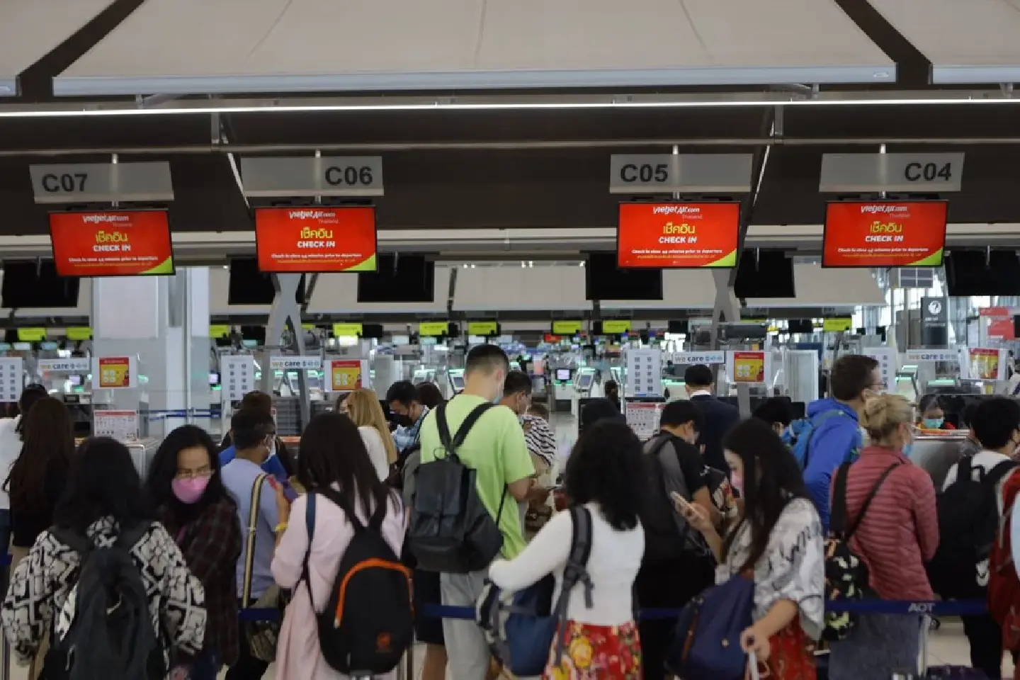 Thai Vietjet - The 1st to implement AOT's Biometric Identification System