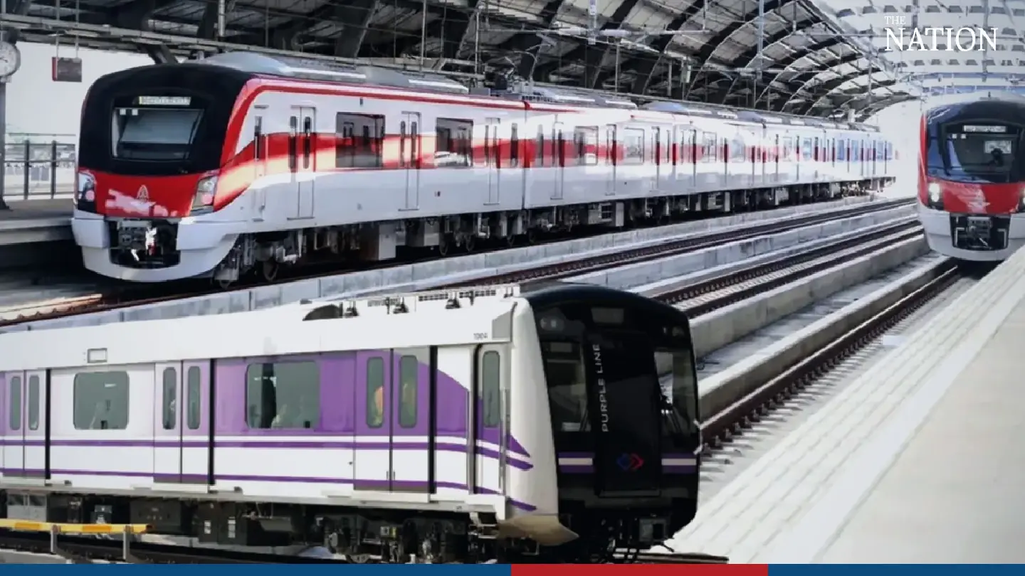 Commuters almost double as 20-baht flat rate implemented in Red, Purple lines