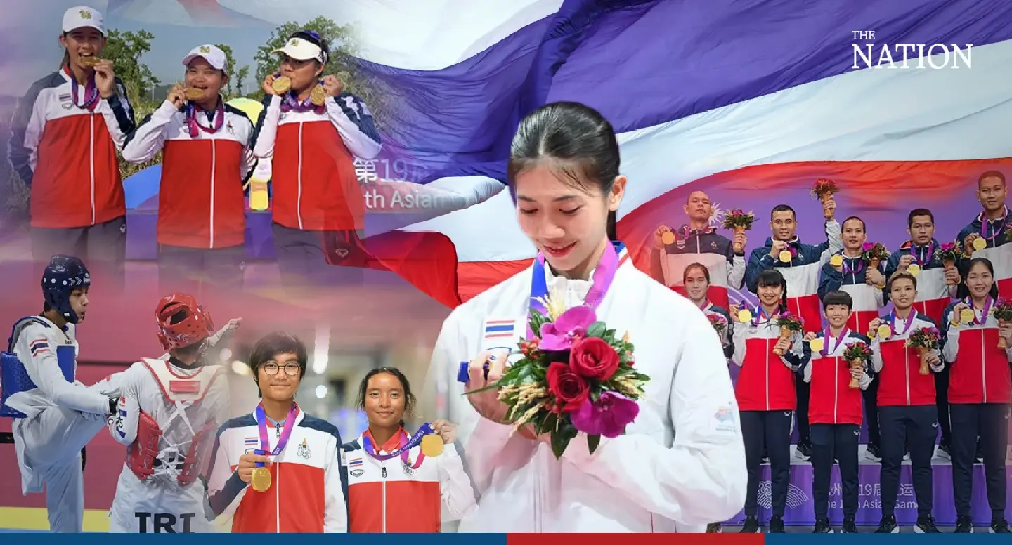 Thailand brought home 12 gold medals from the Asian Games in Hangzhou