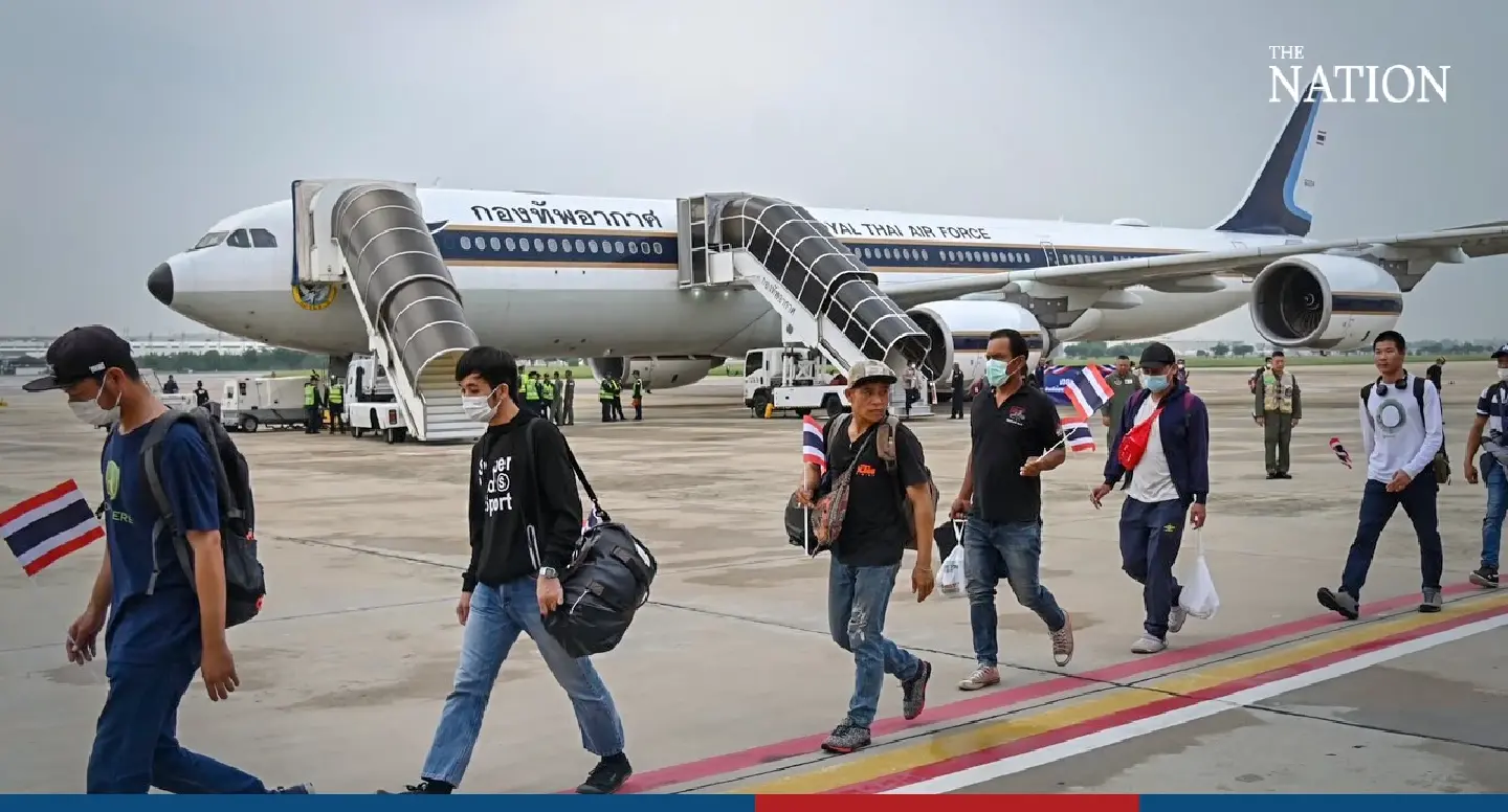 Two flights bringing 534 Thais from Israel today