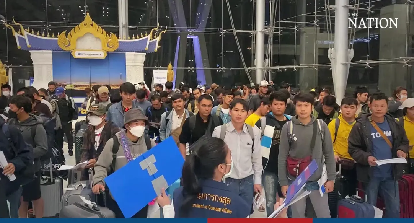 Evacuation of Thais from Israel continues