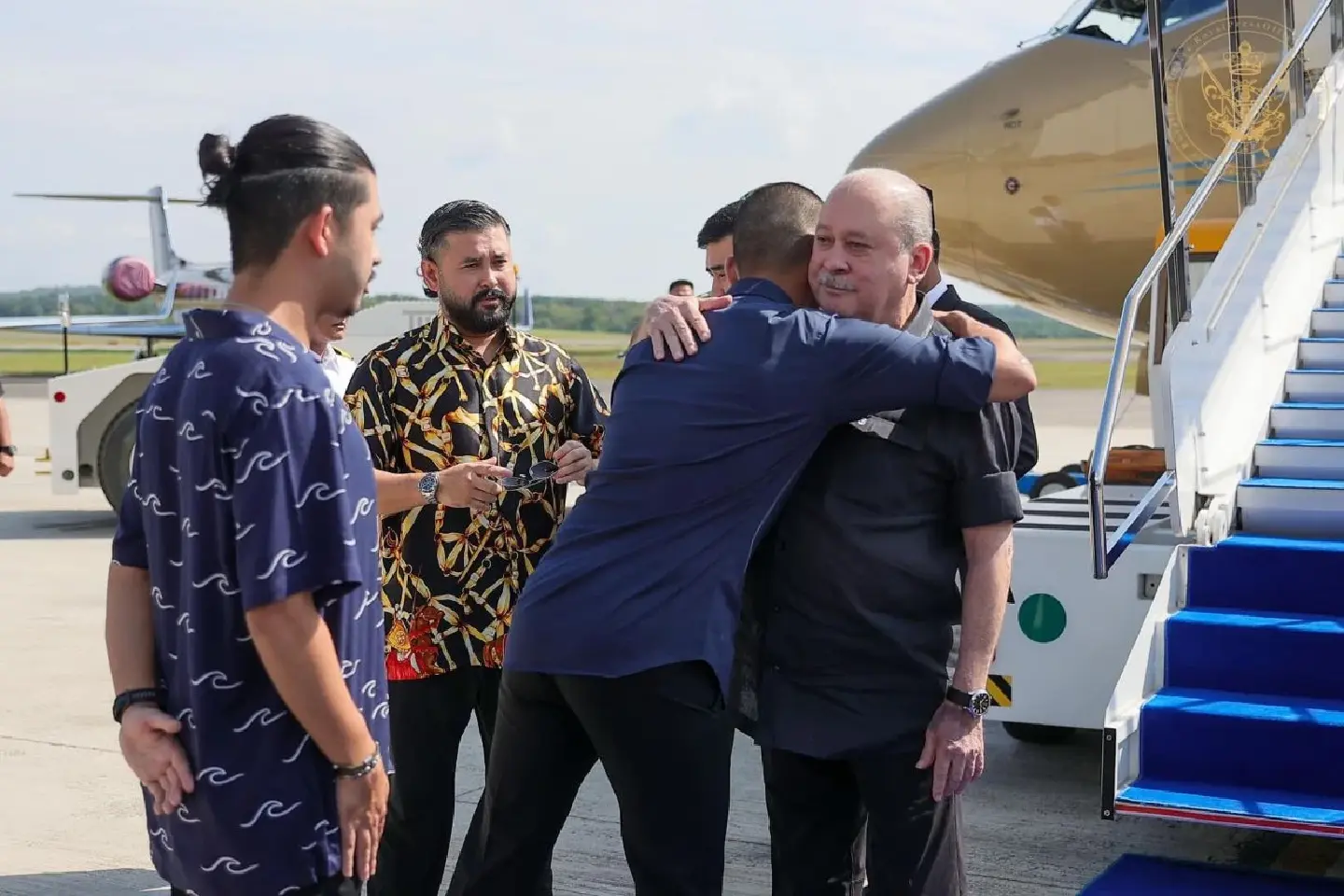 Johor Sultan returns home after being named as the next Malaysian King Johor Sultan returns home after being named as the next Malaysian King