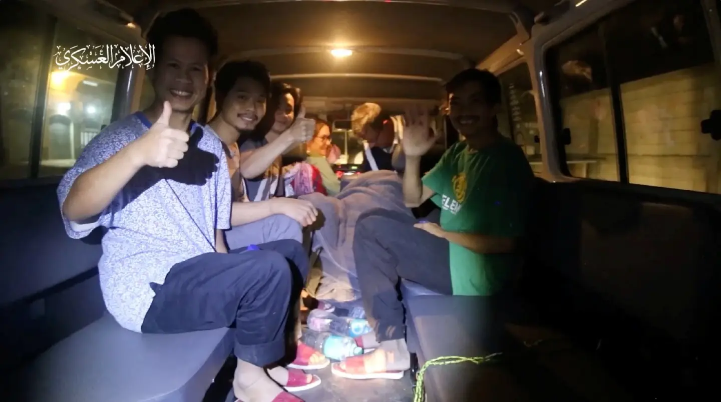 Hamas has released four more Thai hostages Hamas has released four more Thai hostages