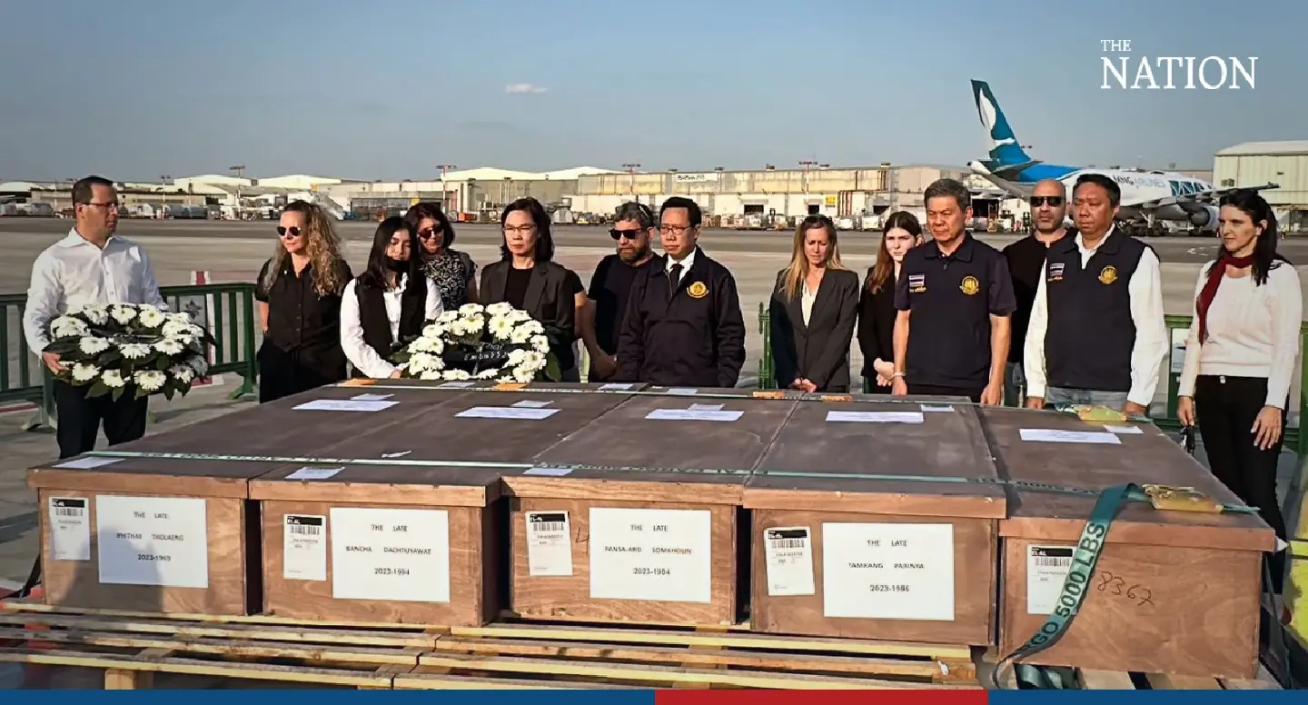 Bodies of 11 Thais to arrive home on Wednesday Bodies of 11 Thais to arrive home on Wednesday
