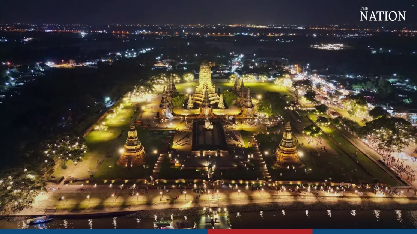 PEA transforms ancient capital Ayutthaya into a golden city of lights PEA transforms ancient capital Ayutthaya into a golden city of lights