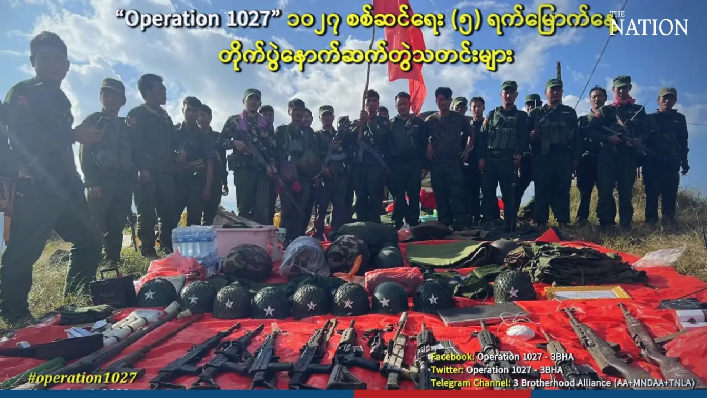 Ethnic groups claim they have seized 100-plus Myanmar military bases in northern Shan State