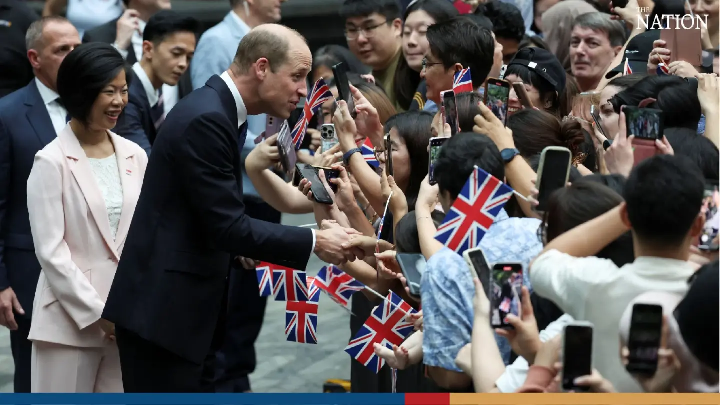 Prince William arrives in Singapore for Earthshot Prize award Prince William arrives in Singapore for Earthshot Prize award