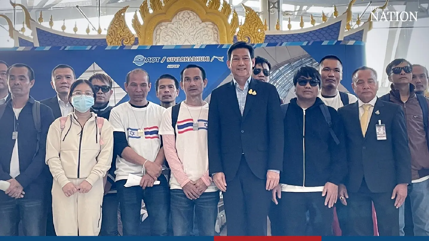 Happiness and grief as first 17 hostages released by Hamas arrive in Thailand