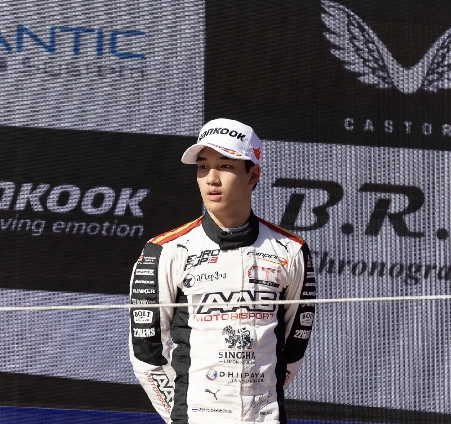 Thai teen racing driver secures double podium in Spain
