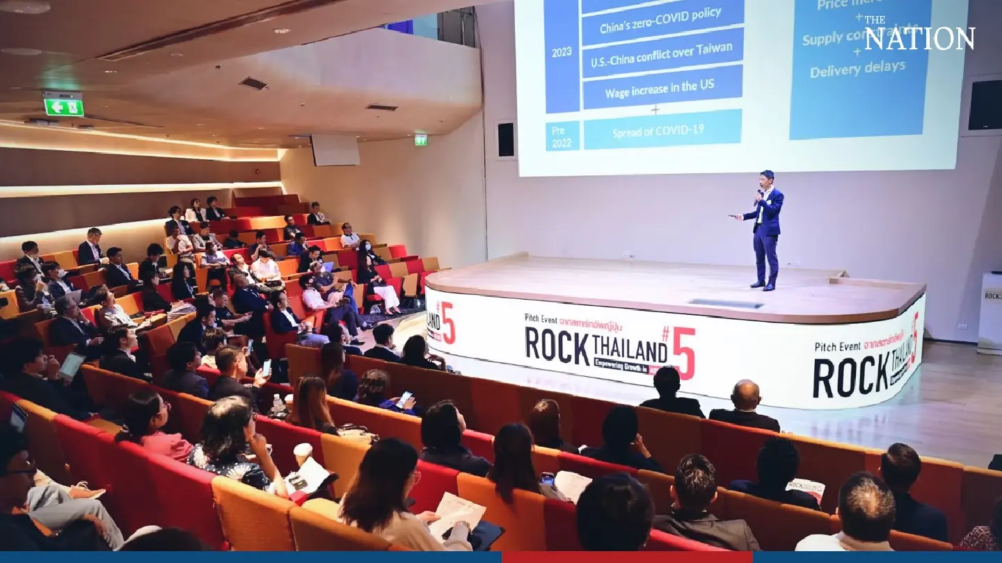 Ten Japanese start-ups put forward their ideas to Thai investors
