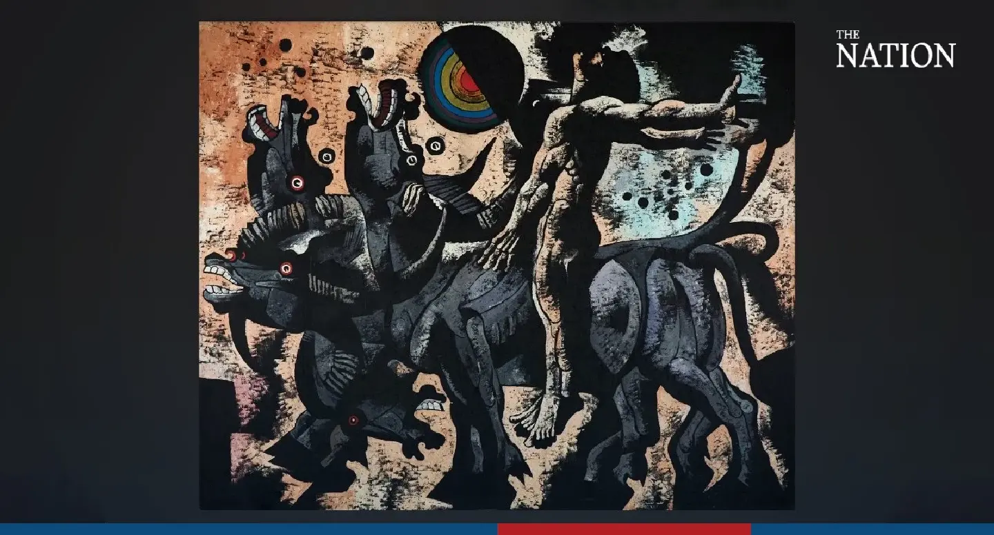 A closer look at THB25m painting that shattered Thai auction record