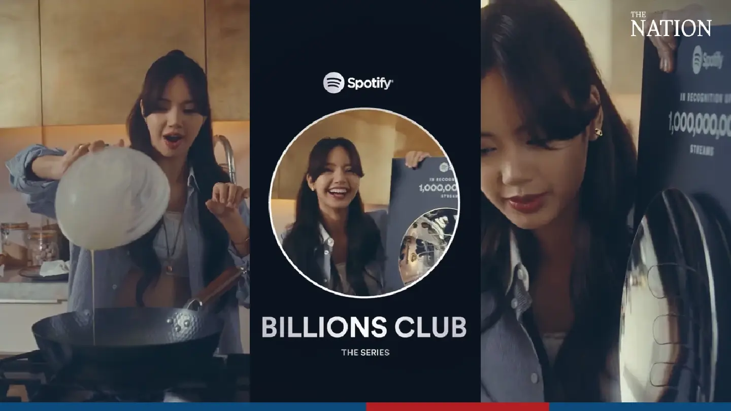 Lisa celebrates Thai-style after joining Spotify ‘Billions Club’ Lisa celebrates Thai-style after joining Spotify ‘Billions Club’
