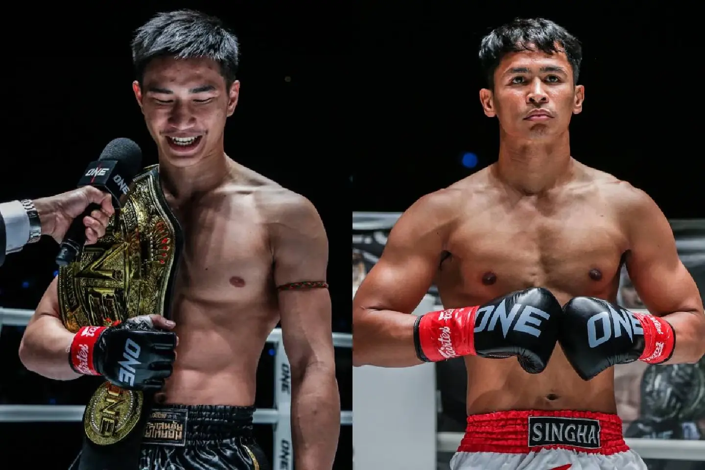Tawanchai v Superbon banners ONE Lumpinee 46 Tawanchai v Superbon banners ONE Lumpinee 46