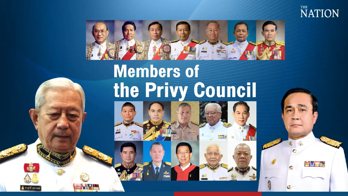 Privy Council at full strength after inclusion of Prayut Privy Council at full strength after inclusion of Prayut